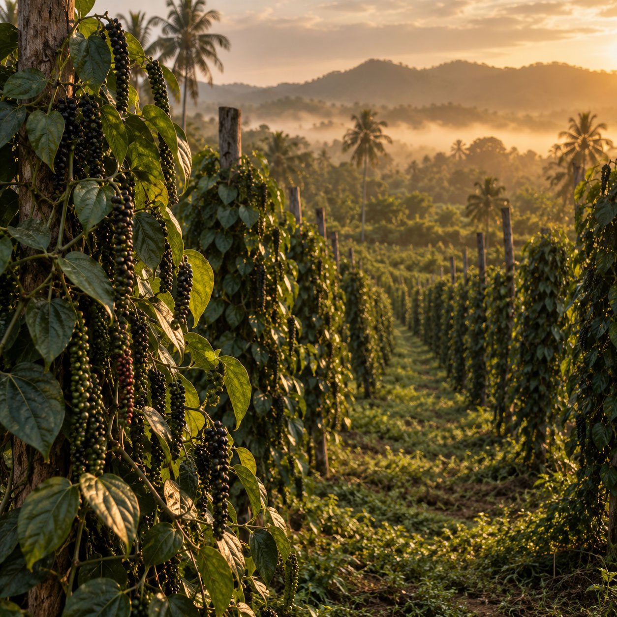Plantación de pimienta